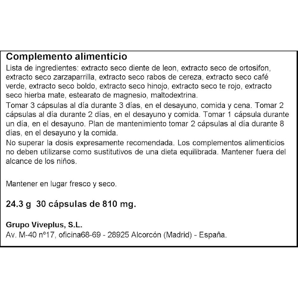 Eroski Mujer 10 Dieta 10 VIVE+ Caja 30 Uds