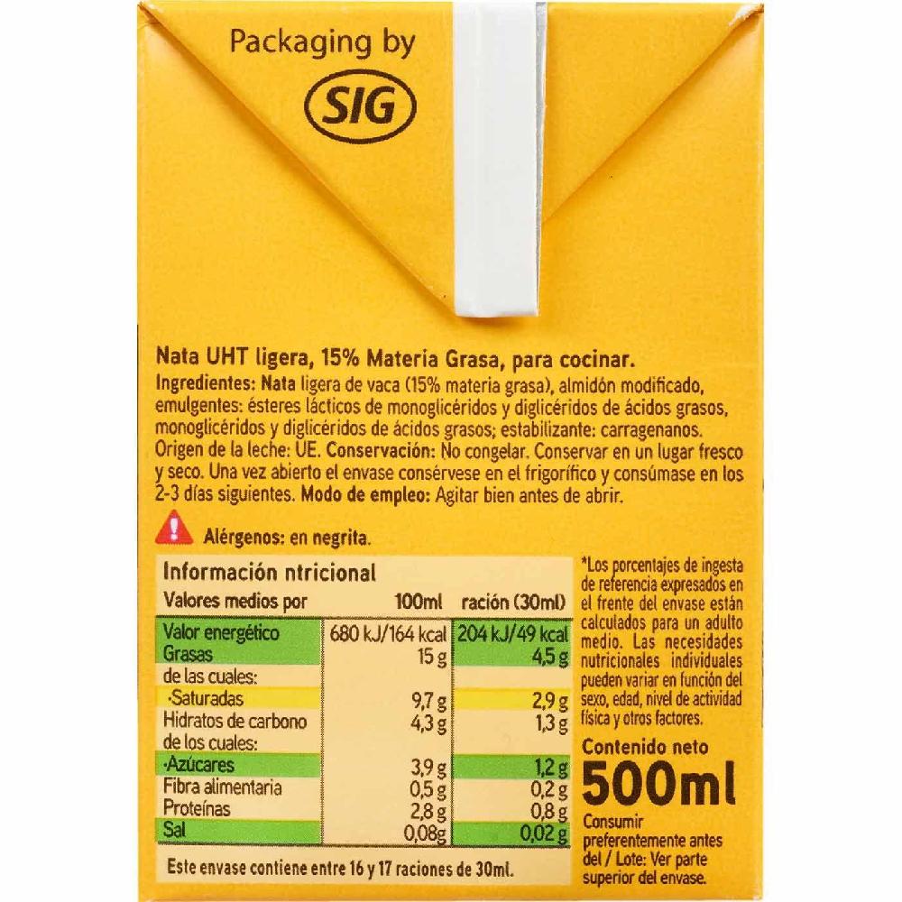 Eroski Nata Para Cocinar EROSKI Brik 500 Ml