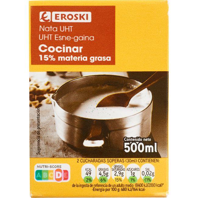 Eroski Nata para cocinar EROSKI brik 500 ml