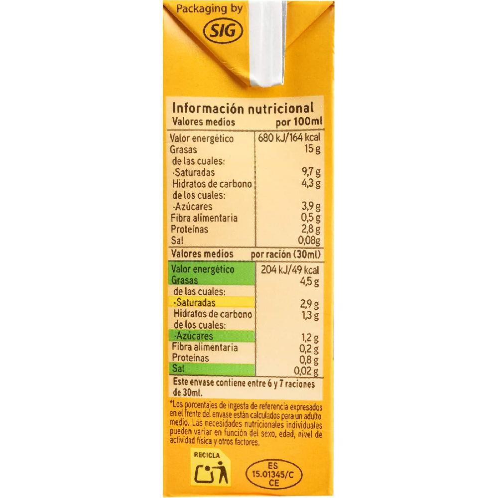 Eroski Nata Para Cocinar EROSKI Pack 3x200 Ml