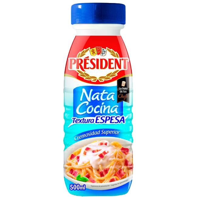 Eroski Nata para cocinar PRESIDENT bote 500 ml