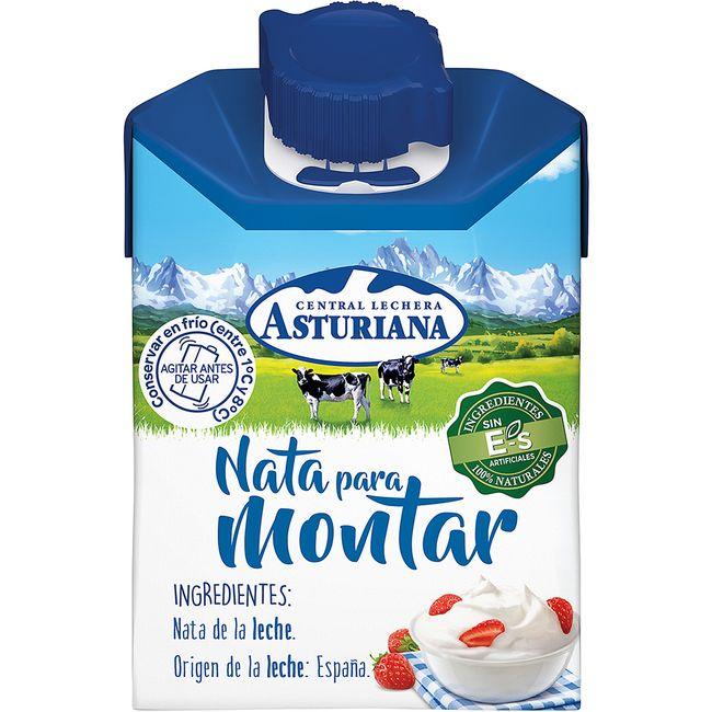 Eroski Nata para montar 38% ASTURIANA brik 200 ml