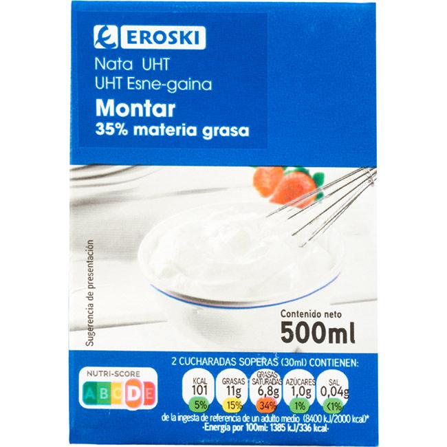 Eroski Nata para montar EROSKI brik 500 ml