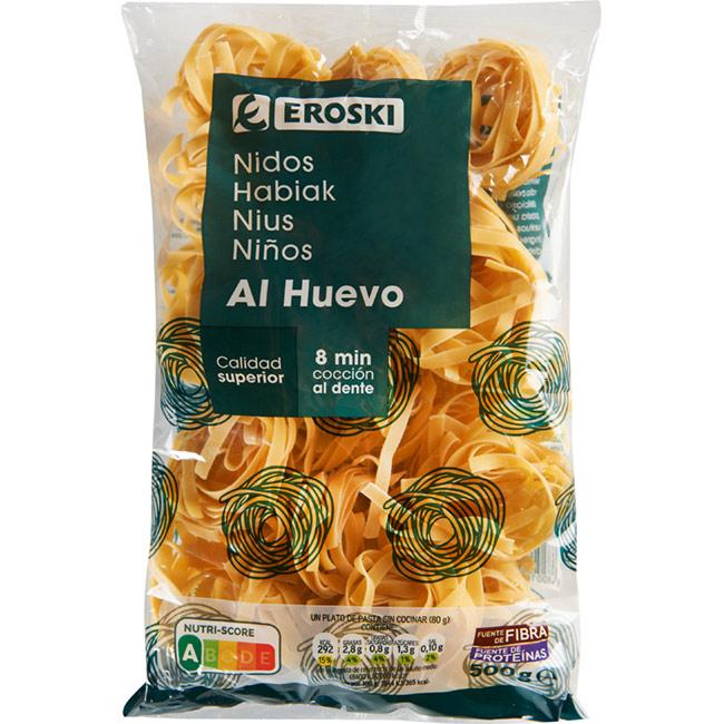 Eroski Nidos al huevo EROSKI paquete 500 g