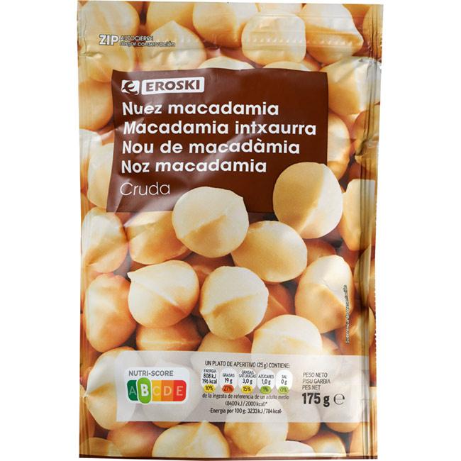 Eroski Nuez de macadamia EROSKI bolsa 175 g