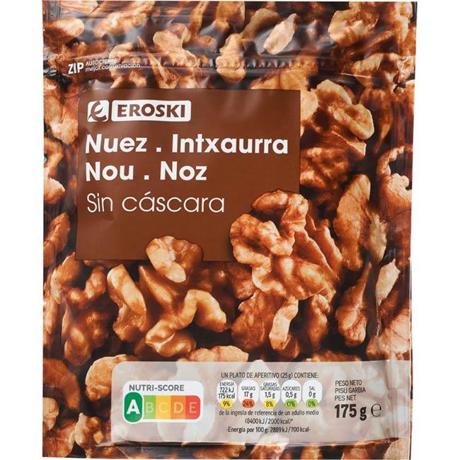 Eroski Nuez mondada EROSKI bolsa 175 g