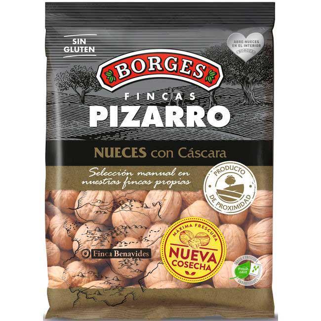 Eroski Nuez pizarro con càscara BORGES bolsa 500 g