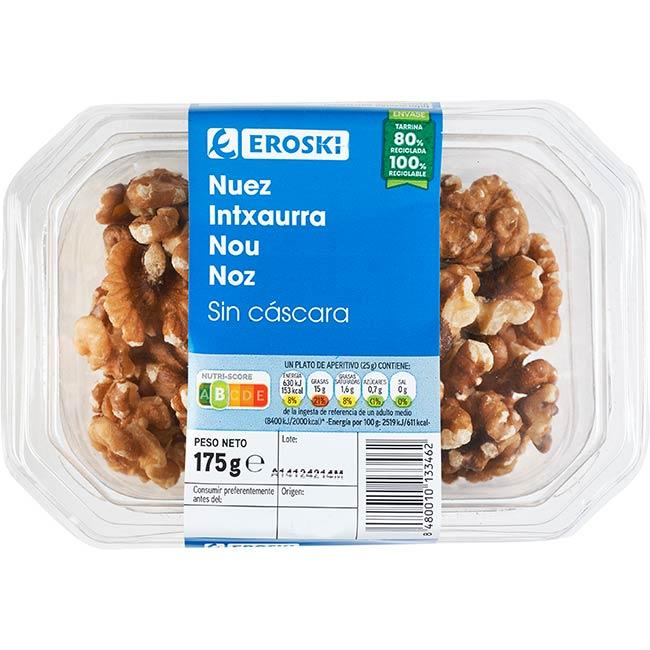 Eroski Nuez Sin Cáscara EROSKI Tarrina 175 G
