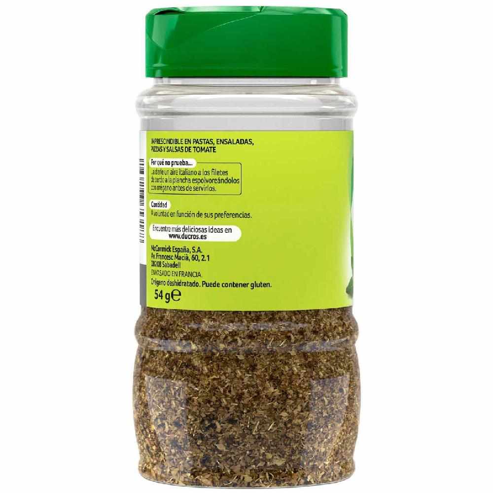 Eroski Orégano DUCROS Bote 54 G