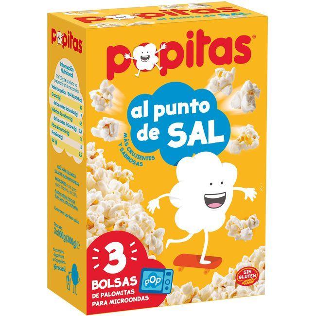 Eroski Palomitas POPITAS pack 3x100 g