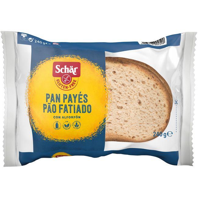 Eroski Pan Payés Sin Gluten SCHAR Paquete 240 G
