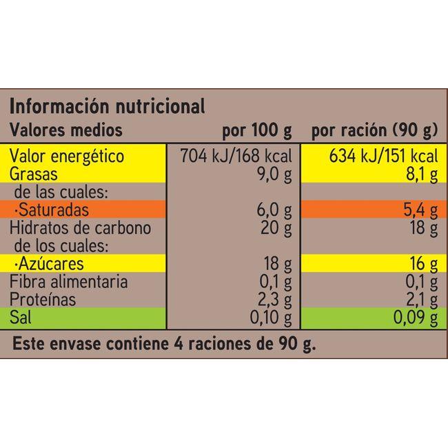 Eroski Pannacotta Caramelo EROSKI Pack 4x90 G