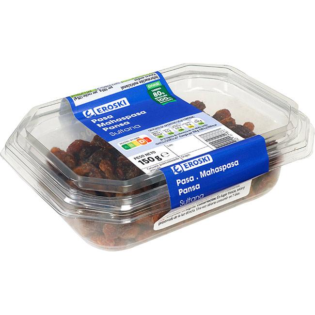 Eroski Pasas Sultana EROSKI Tarrina 150 G