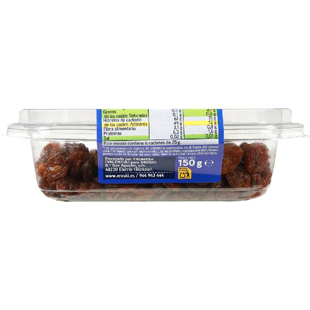 Eroski Pasas Sultana EROSKI Tarrina 150 G