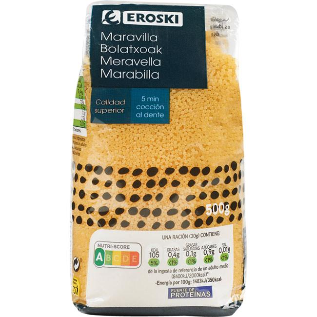 Eroski Pasta maravilla EROSKI paquete 500 g