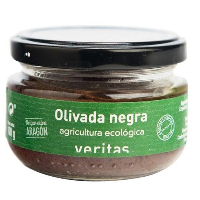 Eroski Paté de aceituna negra VERITAS tarro 100 g