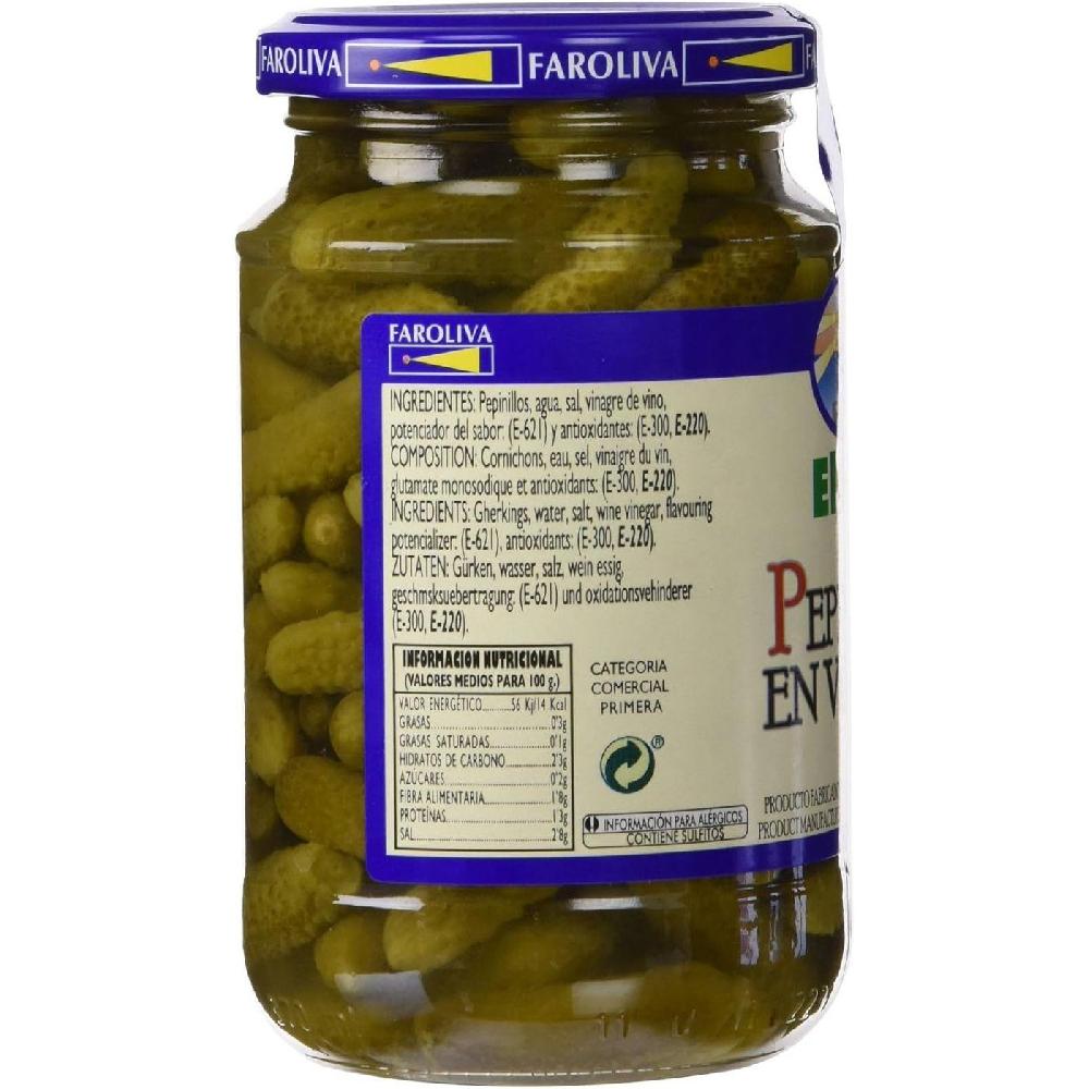 Eroski Pepinillos EL FARO Frasco 200 G