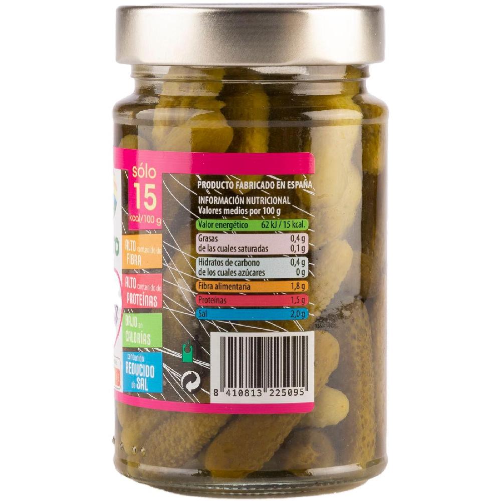 Eroski Pepinillos Pequeños EL FARO Frasco 190 G