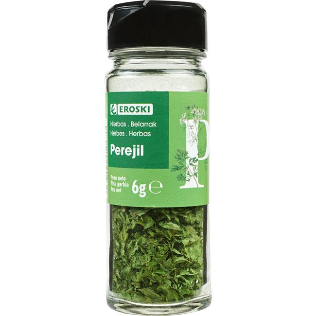 Eroski Perejil para sazonar EROSKI frasco 6 g