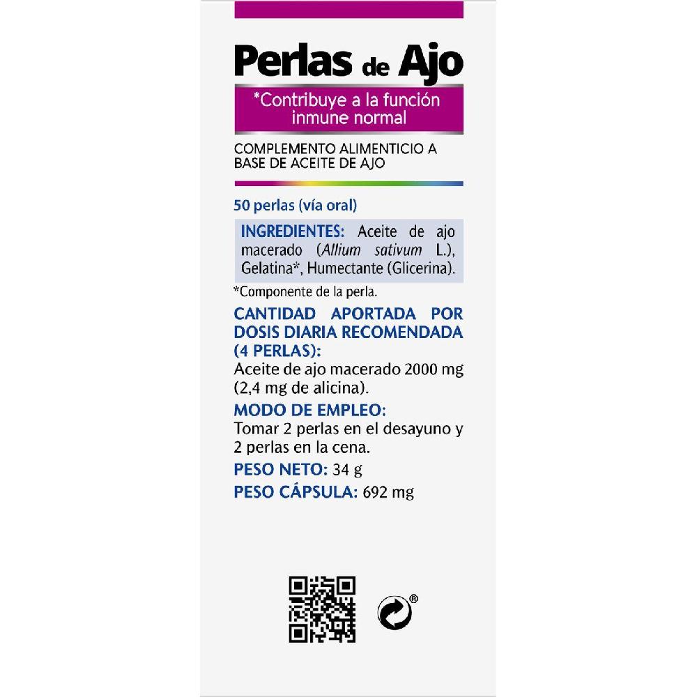 Eroski Perlas De Ajo VIVE+ Caja 50 Capsulas