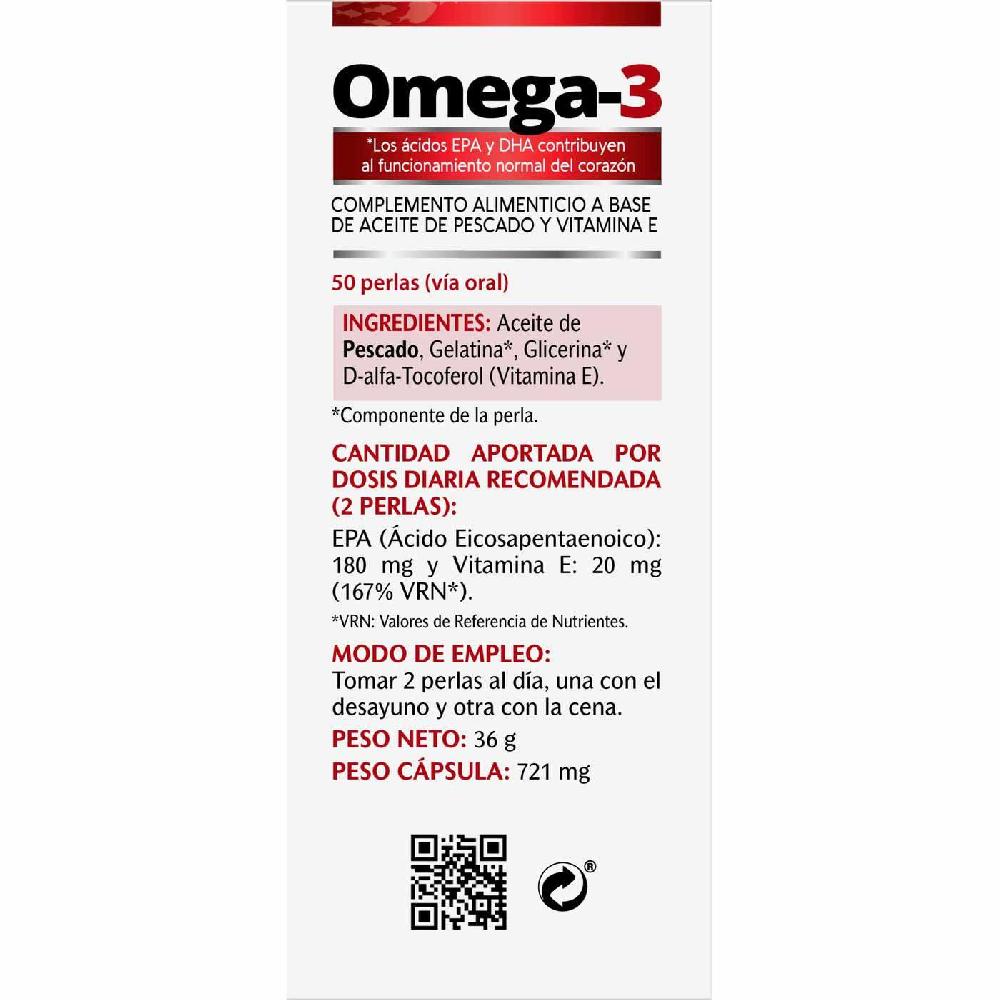 Eroski Perlas De Omega3 VIVE+ Caja 48 Cápsulas