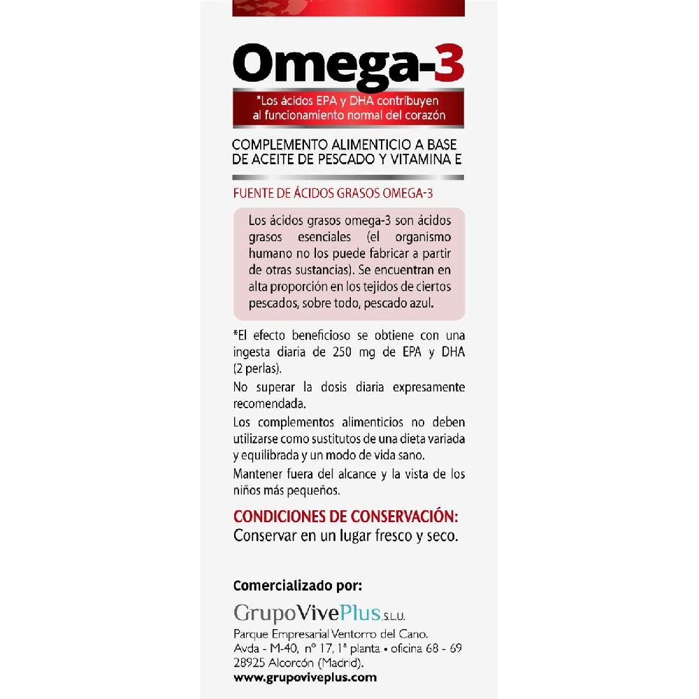 Eroski Perlas De Omega3 VIVE+ Caja 48 Cápsulas