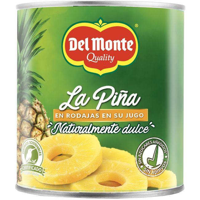 Eroski Piña en rodajas DEL MONTE lata 510 g