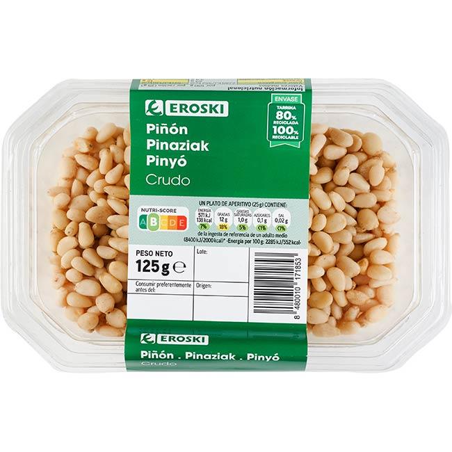 Eroski Piñón crudo EROSKI tarrina 125 g