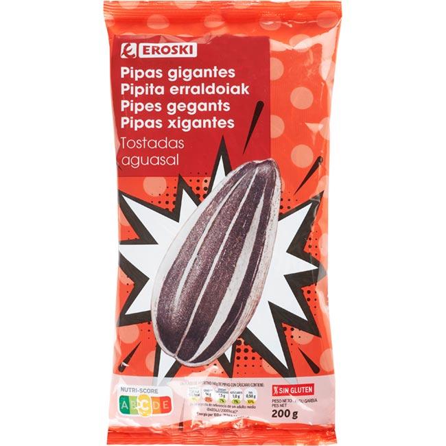 Eroski Pipa gigante aguasal EROSKI bolsa 200 g