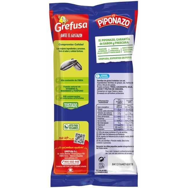 Eroski Pipas Con Sal EL PIPONAZO Bolsa 119 G