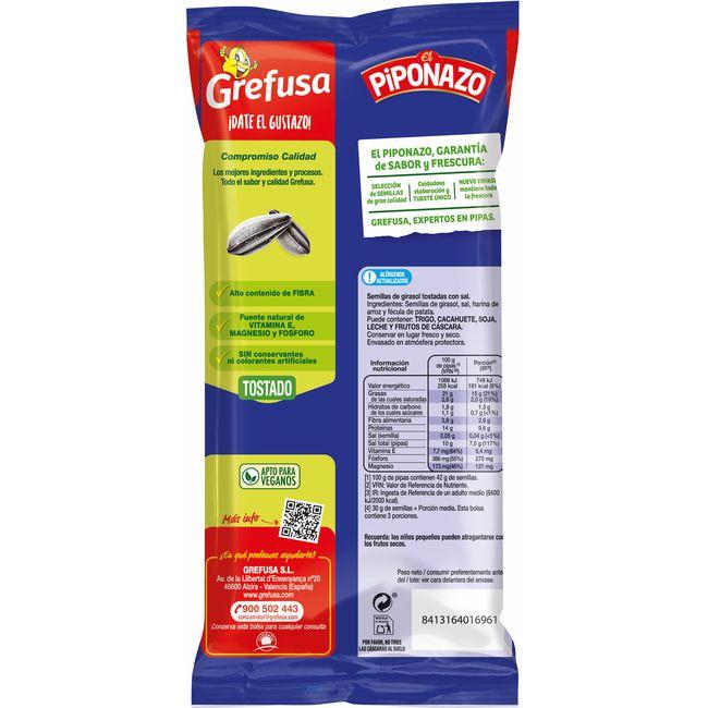 Eroski Pipas Con Sal EL PIPONAZO Bolsa 195 G