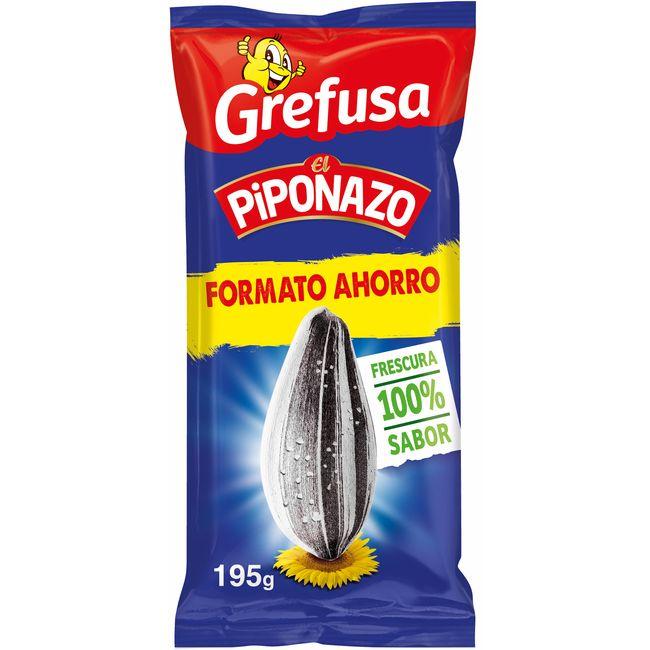 Eroski Pipas con sal EL PIPONAZO bolsa 195 g