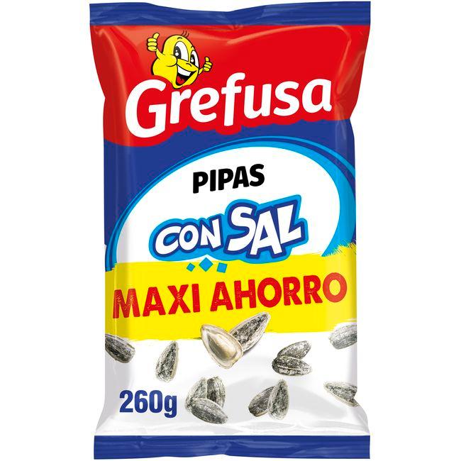 Eroski Pipas Con Sal XL PIPAS G Bolsa 260 G
