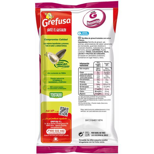 Eroski Pipas G Baconeras GREFUSA Bolsa 165 G