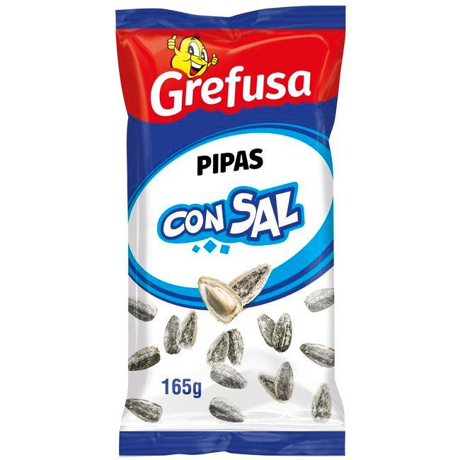 Eroski Pipas G con sal GREFUSA bolsa 165 g