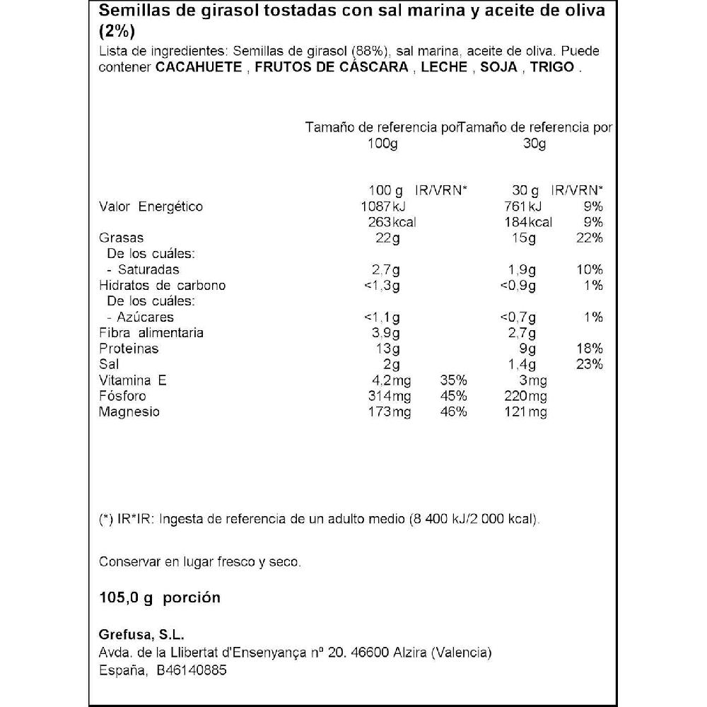 Eroski Pipas Gourmet EL PIPONAZO Bolsa 105 G