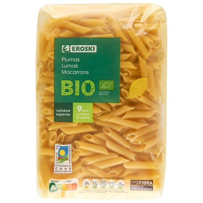 Eroski Plumas EROSKI BIO paquete 500 g