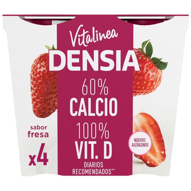 Eroski Postre 0% Fresa Densia DANONE Pack 4x120 G