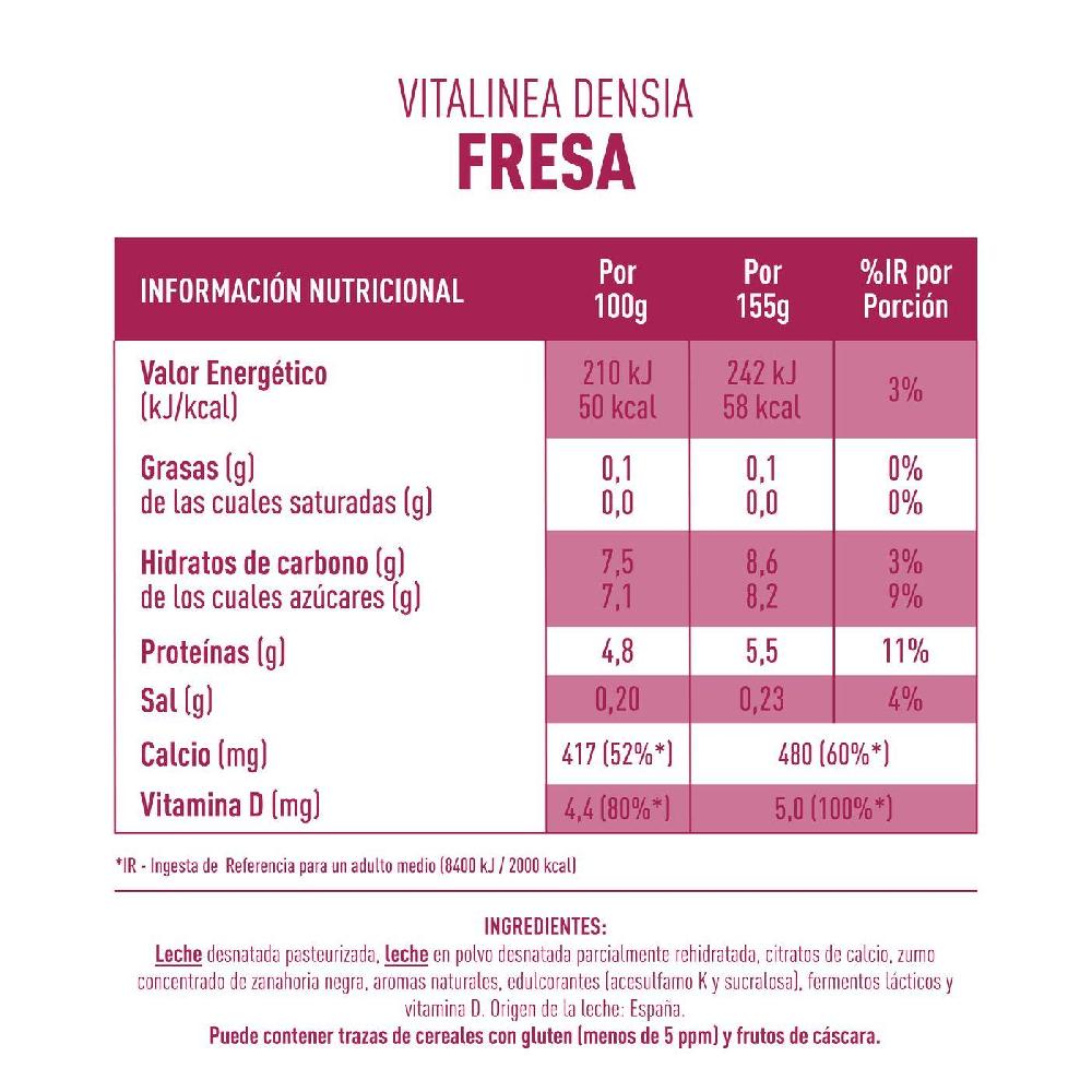 Eroski Postre 0% Fresa Densia DANONE Pack 4x120 G