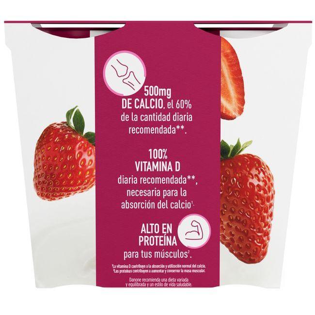 Eroski Postre 0% Fresa Densia DANONE Pack 4x120 G