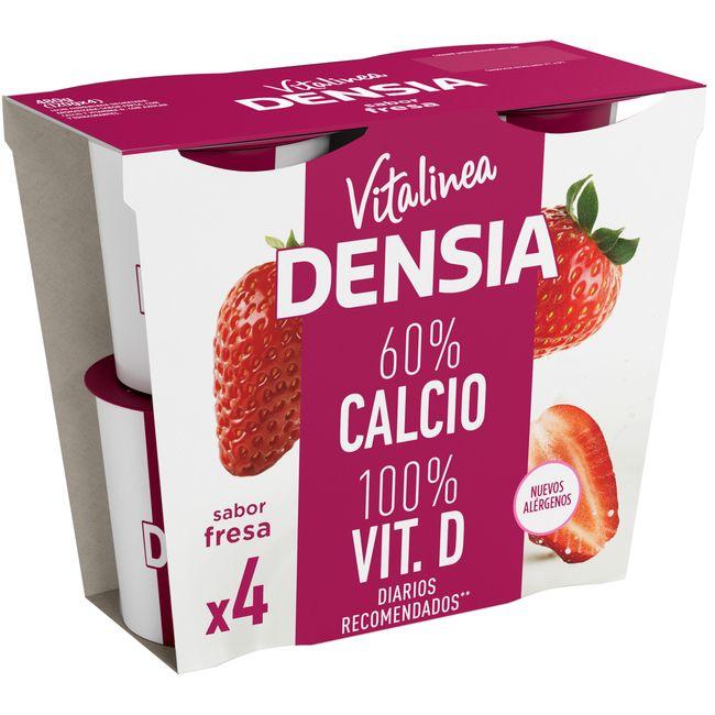 Eroski Postre 0% Fresa Densia DANONE Pack 4x120 G