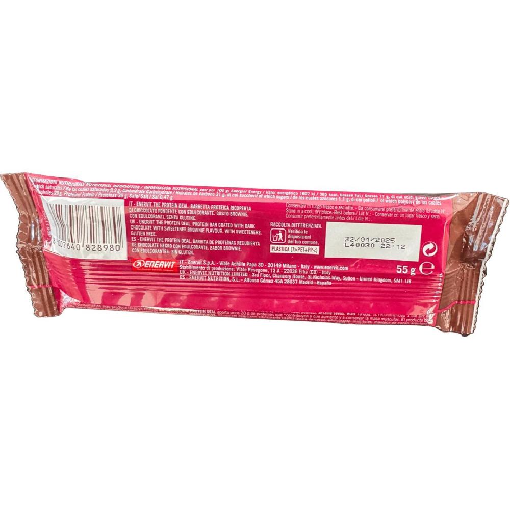 Eroski Protein Deal Brownie ENERVIT 1 Ud 55 G