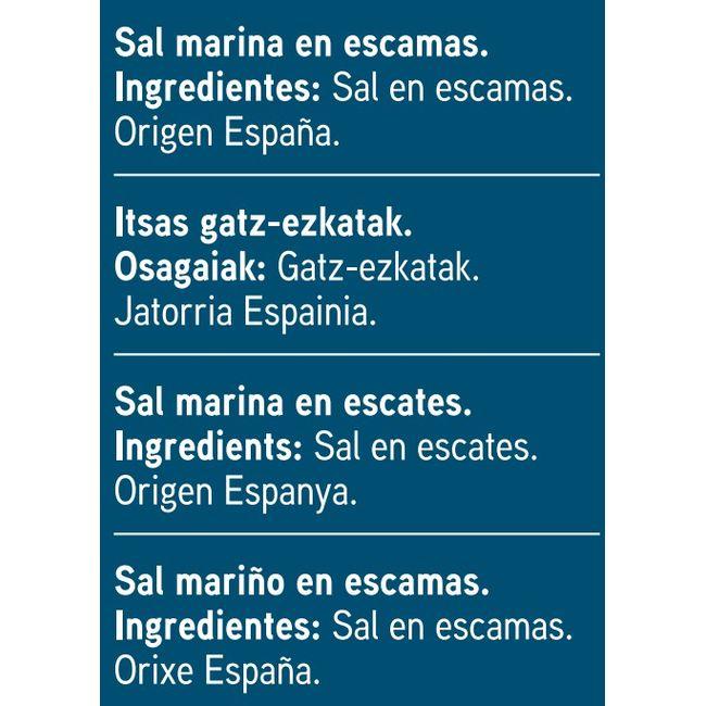 Eroski Sal Marina En Escamas EROSKI Caja 125 G