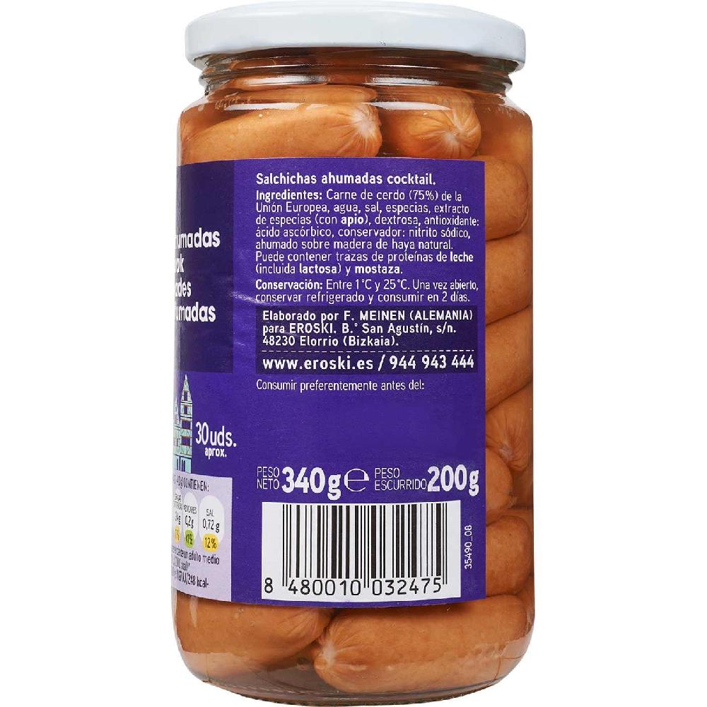 Eroski Salchichas Cocktail EROSKI Frasco 200 G