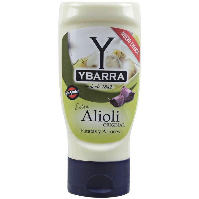 Eroski Salsa alioli YBARRA bocabajo 300 ml