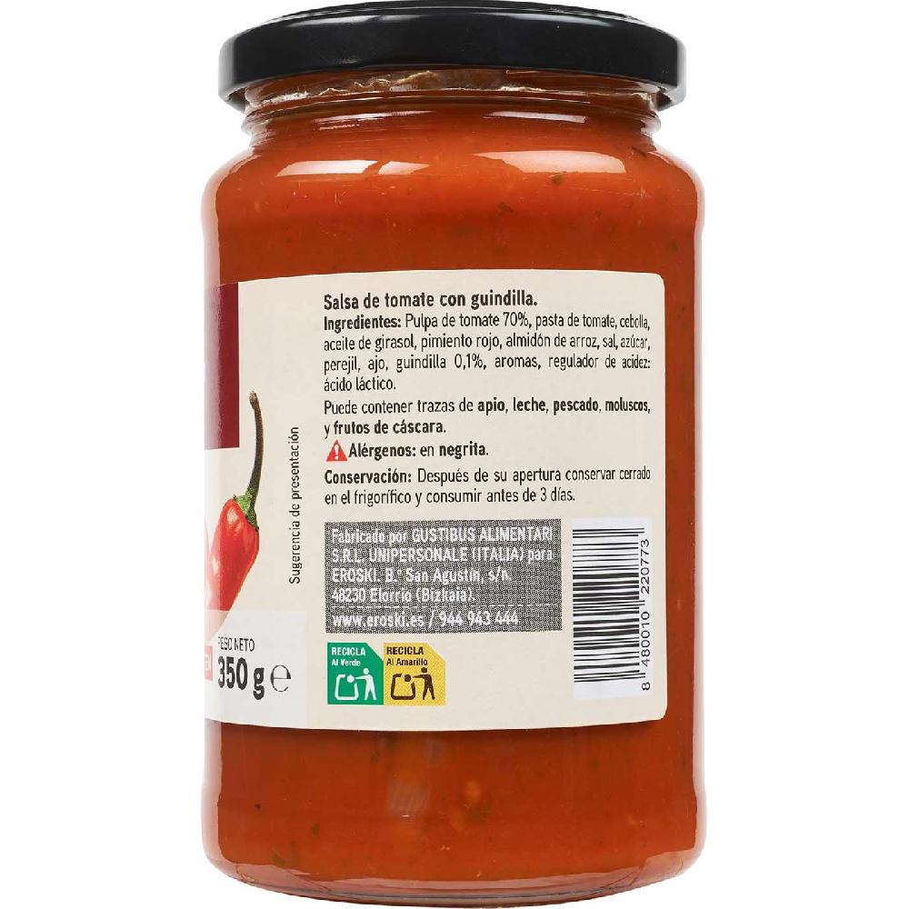 Eroski Salsa Arrabbiata EROSKI Frasco 350 G