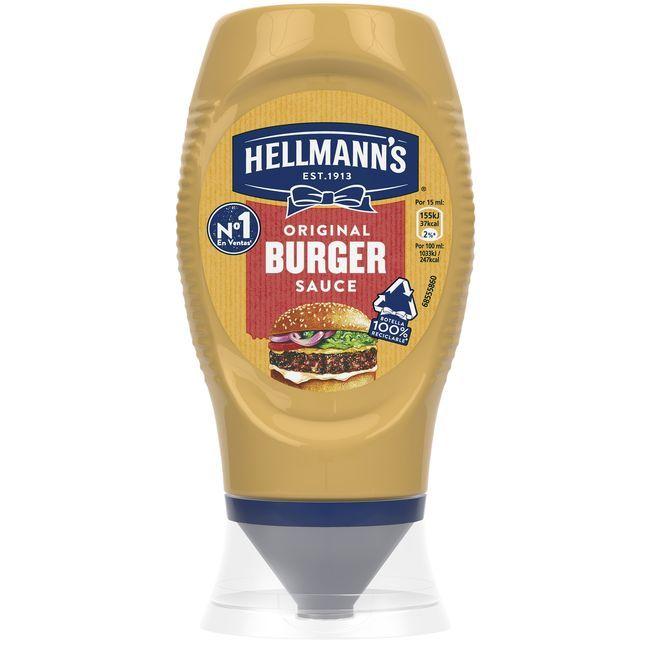 Eroski Salsa burger HELLMANN'S bocabajo 250 g