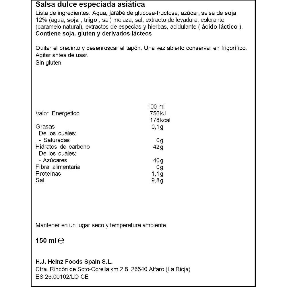 Eroski Salsa De Soja HEINZ Frasco 150 G