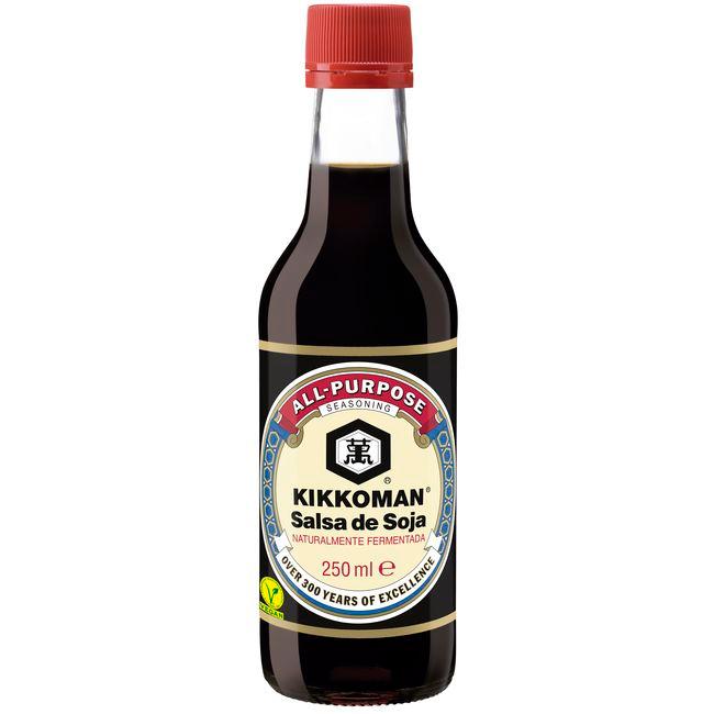 Eroski Salsa de soja KIKKOMAN frasco 250 g