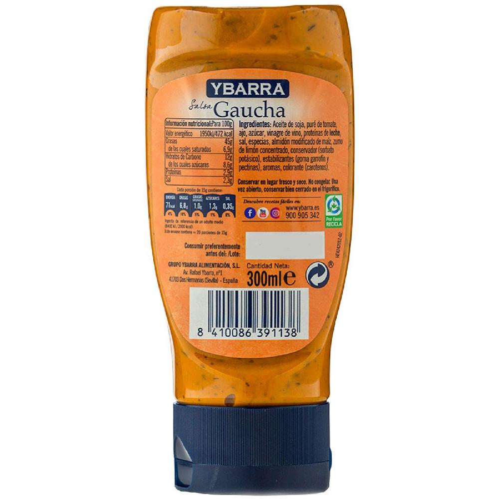 Eroski Salsa Gaucha YBARRA Bocabajo 300 Ml